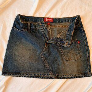 Denim Mini Skirt – Size 5 – Classic Blue Wash